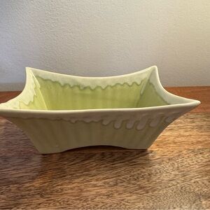 Elegant Green Ceramic Decorative Bowl